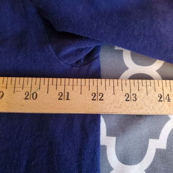 Atlanta Braves Baseball T Shirt 1997 True Fan Navy Blue Size No Size Tag - Picture 8 of 9